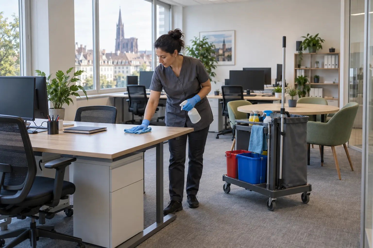 Nettoyage de bureaux : à quelle fréquence faire intervenir un professionnel ?